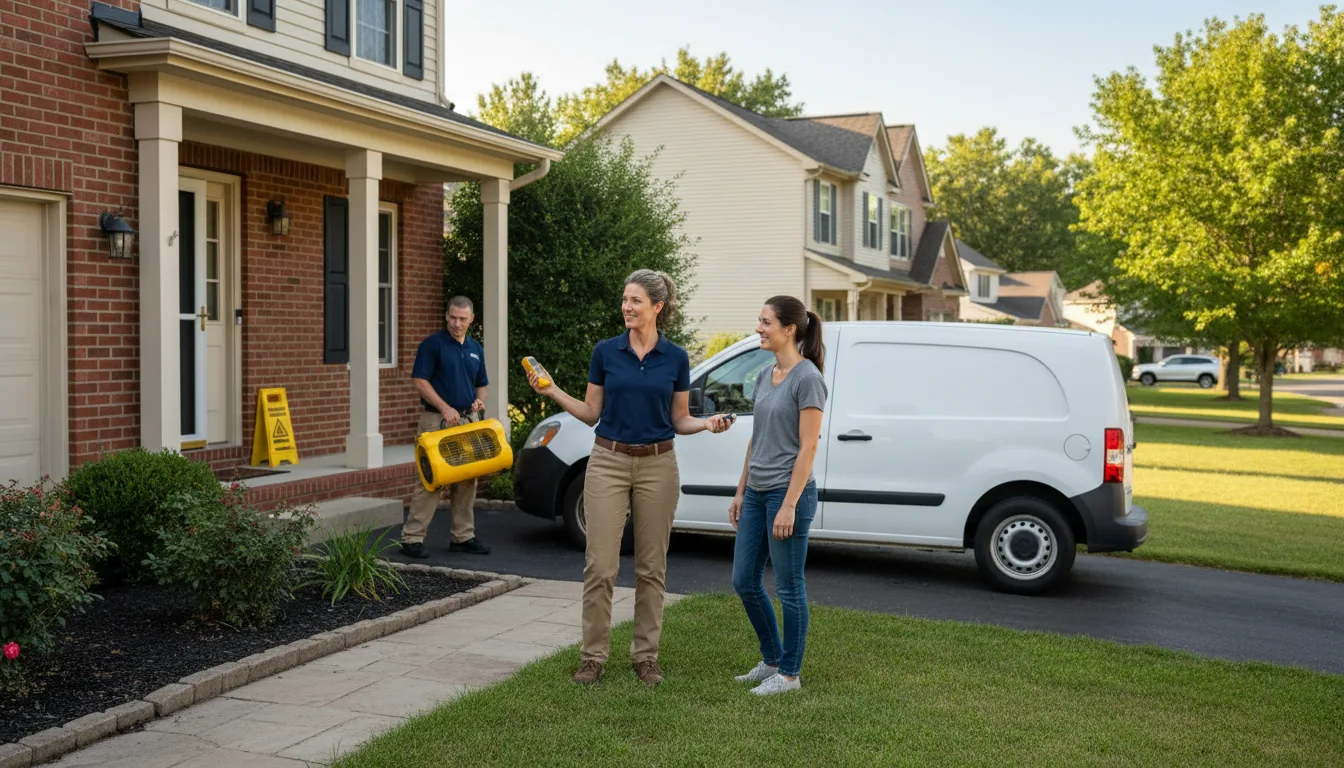 Water restoration image for Mold Remediation in White Oak, TX